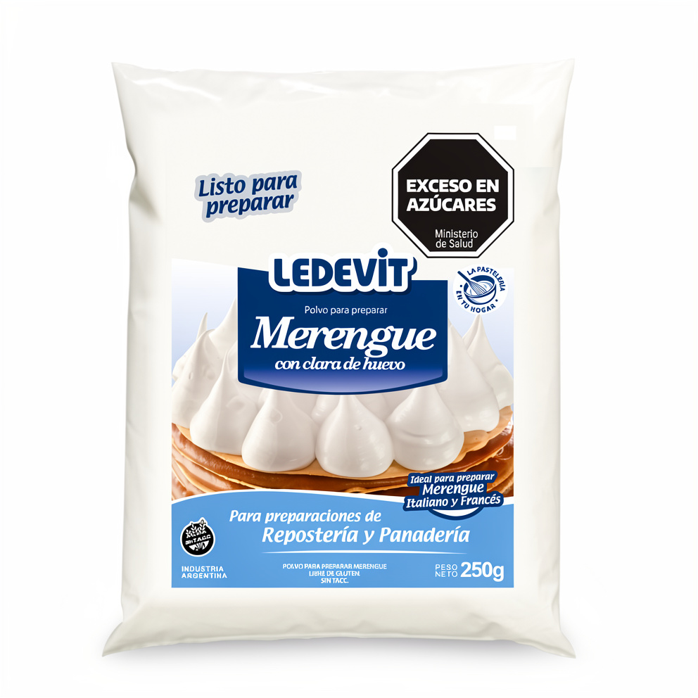 Merengue En  Polvo Ledevit 250Gr