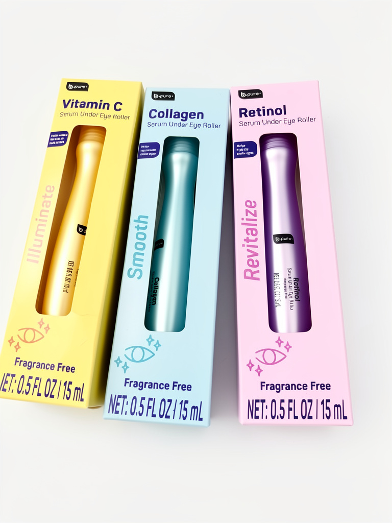Serum under eye roller