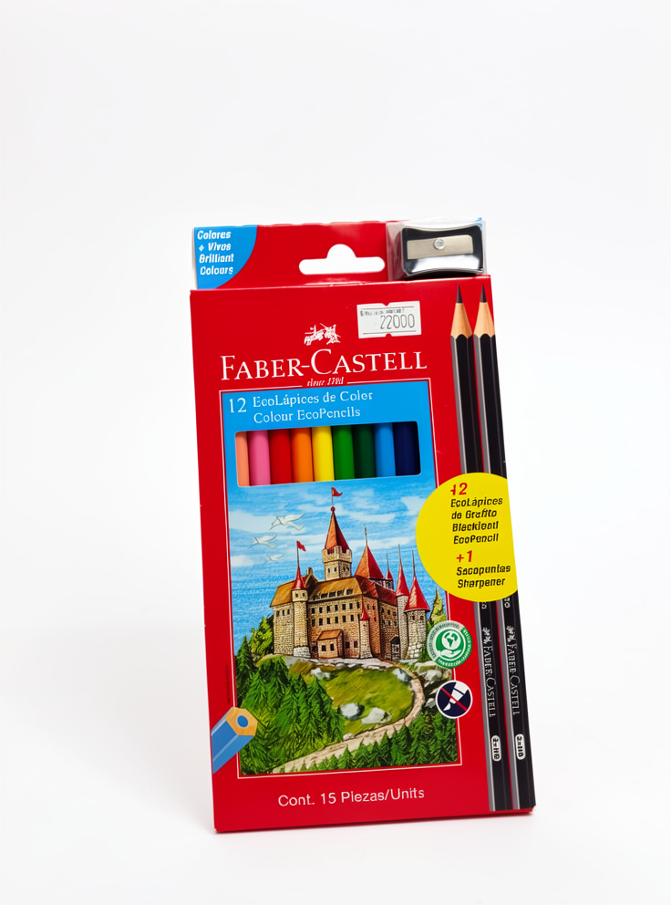 LAPICES DE COLORES FABER CASTELL - 12 PZS