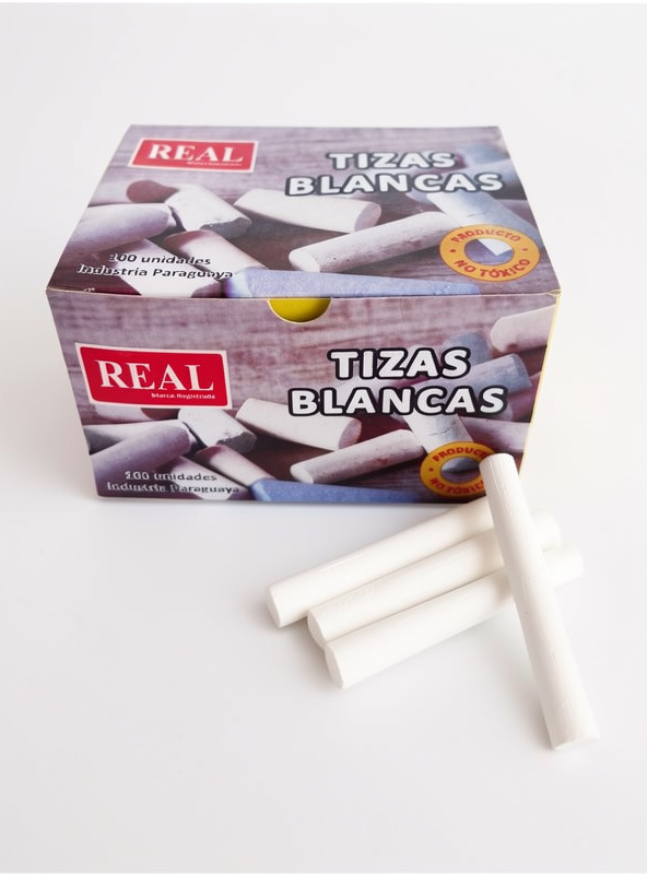 CAJA DE TIZAS BLANCAS DUSON - 100unid