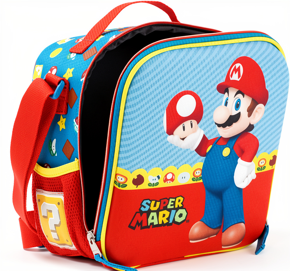 MOCHILA TERMICA TIPO MERENDERO SUPER MARIO
