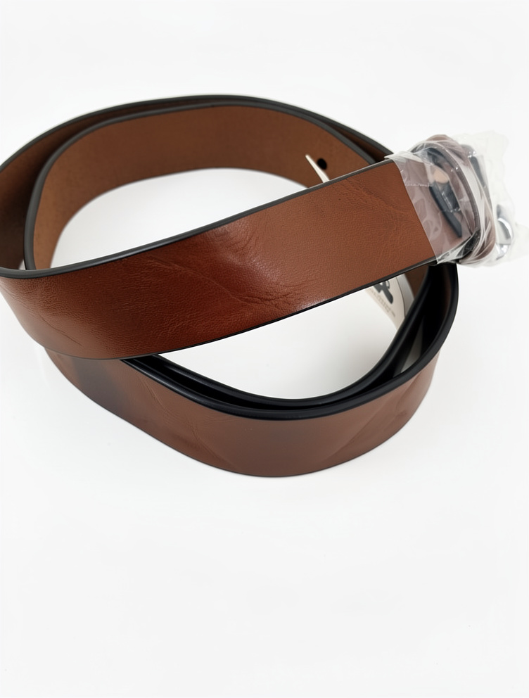 CINTO MARRON DE CUERO IMENTHIX