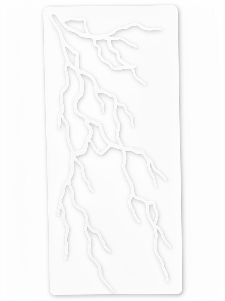 Sticker blanco decorativo