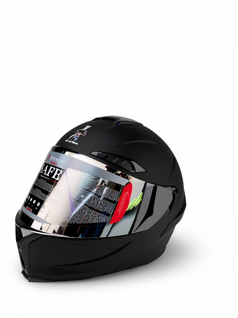 CASCO INTEGRAL NEGRO MATE