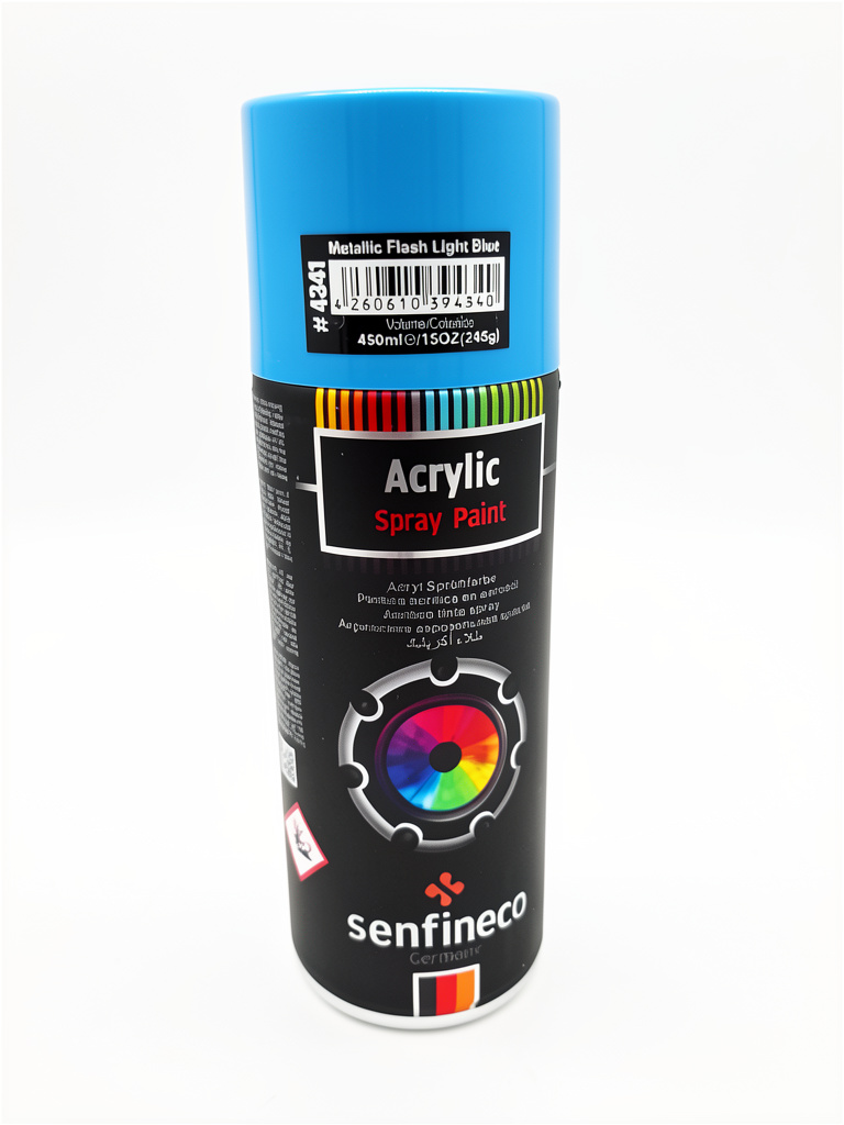 PINTURA ACRILICA AZUL METALICO SENFINECO 400ML