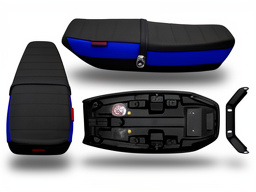 ASIENTO SUZUKI AX-100 AZUL (RACING)