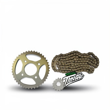 KIT DE TRACCION HERO HUNK-150 / CBF-150 / INVICTA-150 / X-BLADE-160 (43T-14T-428 (E2F5)