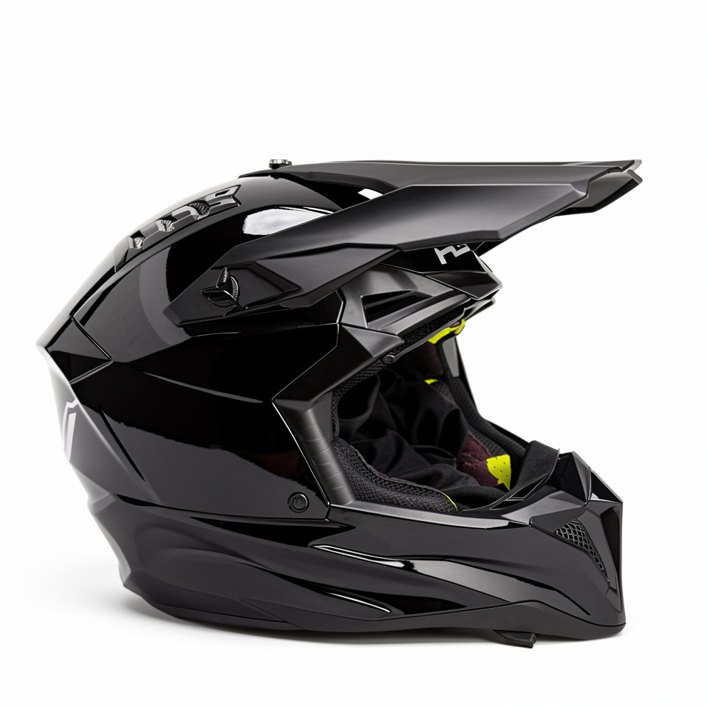 CASCO CROSS NEGRO BRILLO SOLID DOT WLT189 HS2 "L"