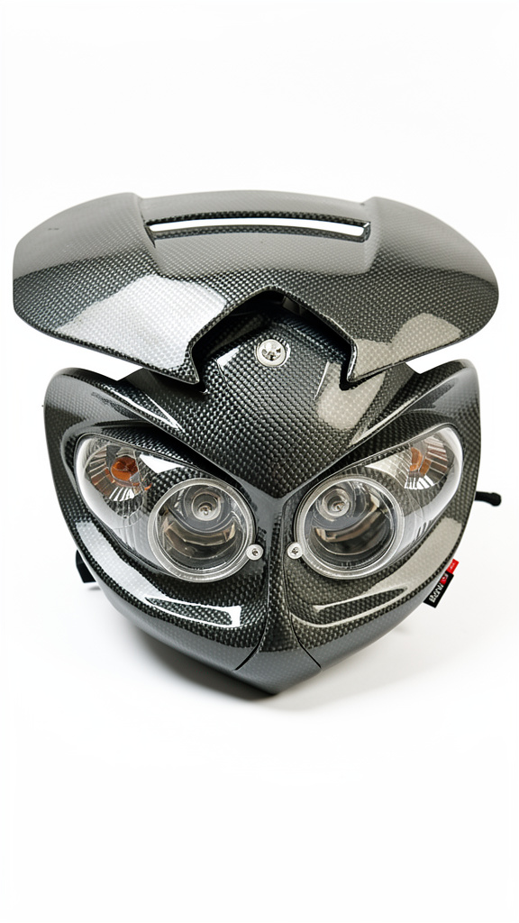 Faro doble carbon look