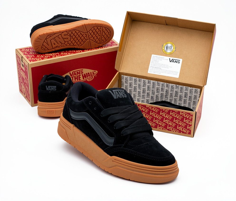 Vans Negro/Caramelo