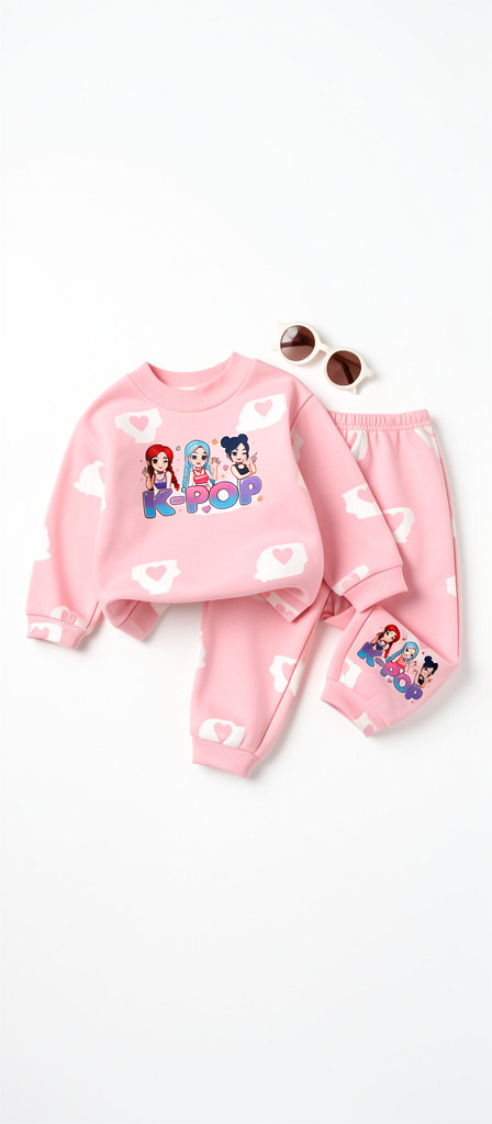 Conjunto rosa K-Pop