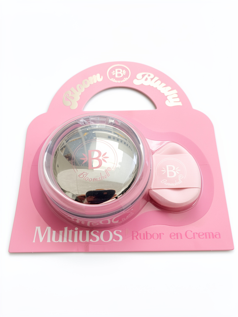 Bloomshell rubor en crema rosa