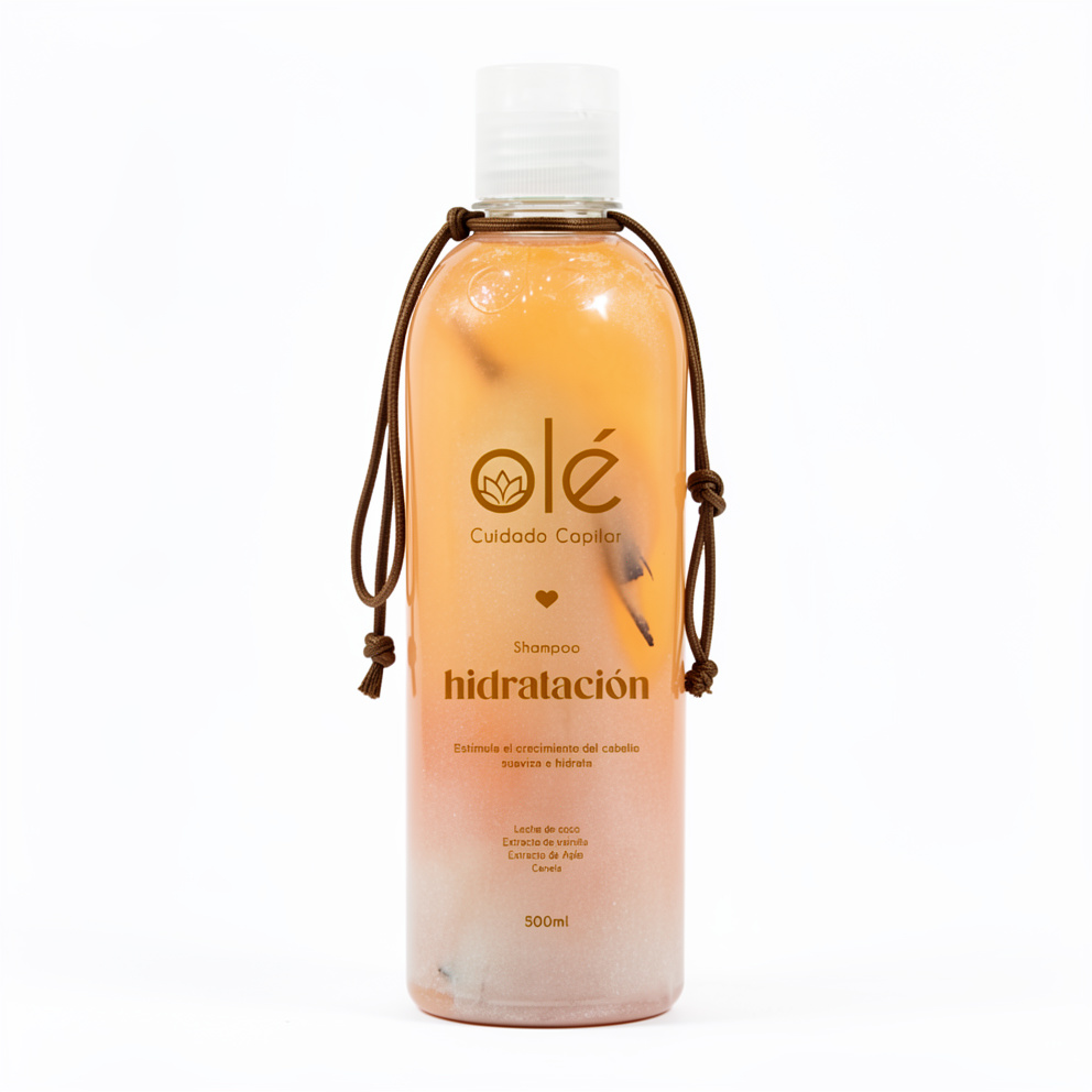 Shampoo hidratación coco, canela & miel