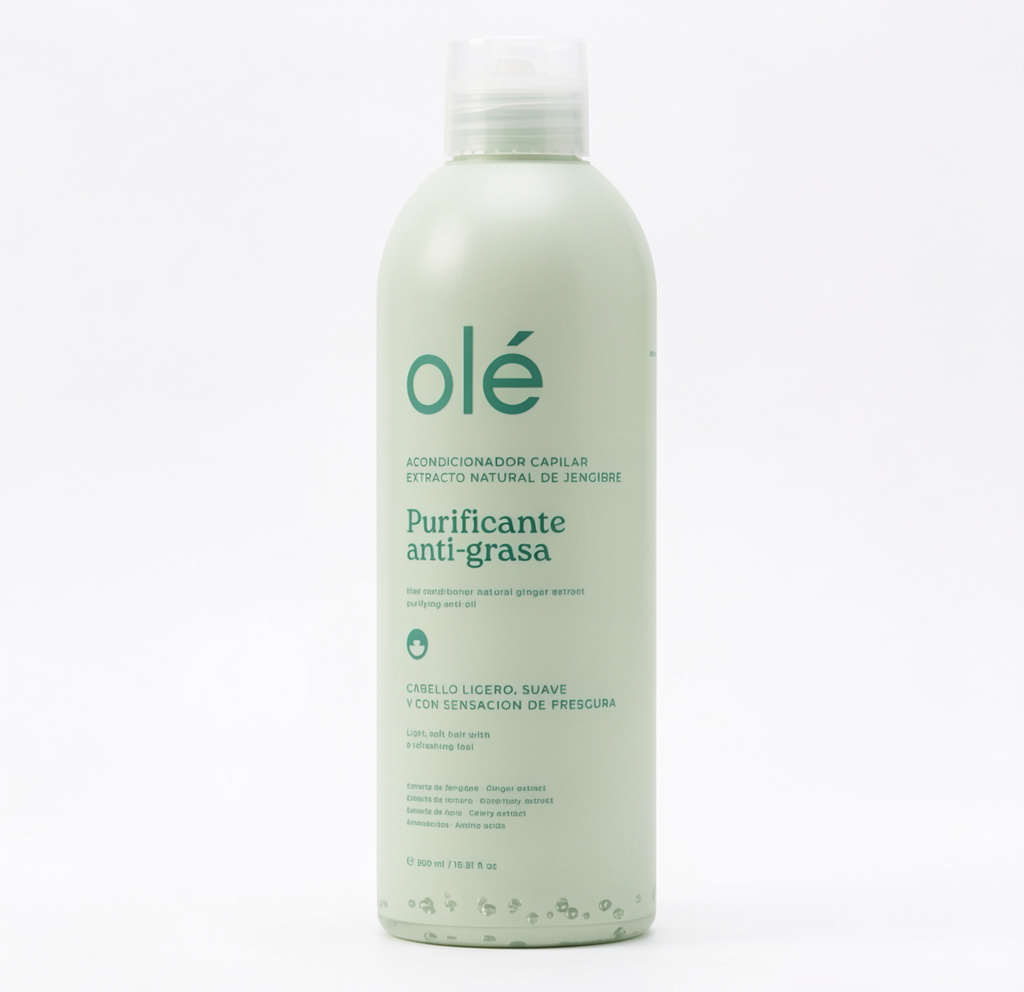 Acondicionador con extracto natural de jengibre