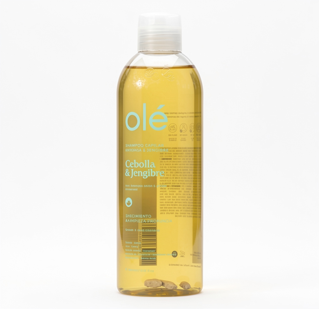 Shampoo antigrasa cebolla & jengibre