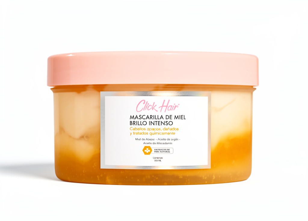 Mascarilla de miel brillo intenso