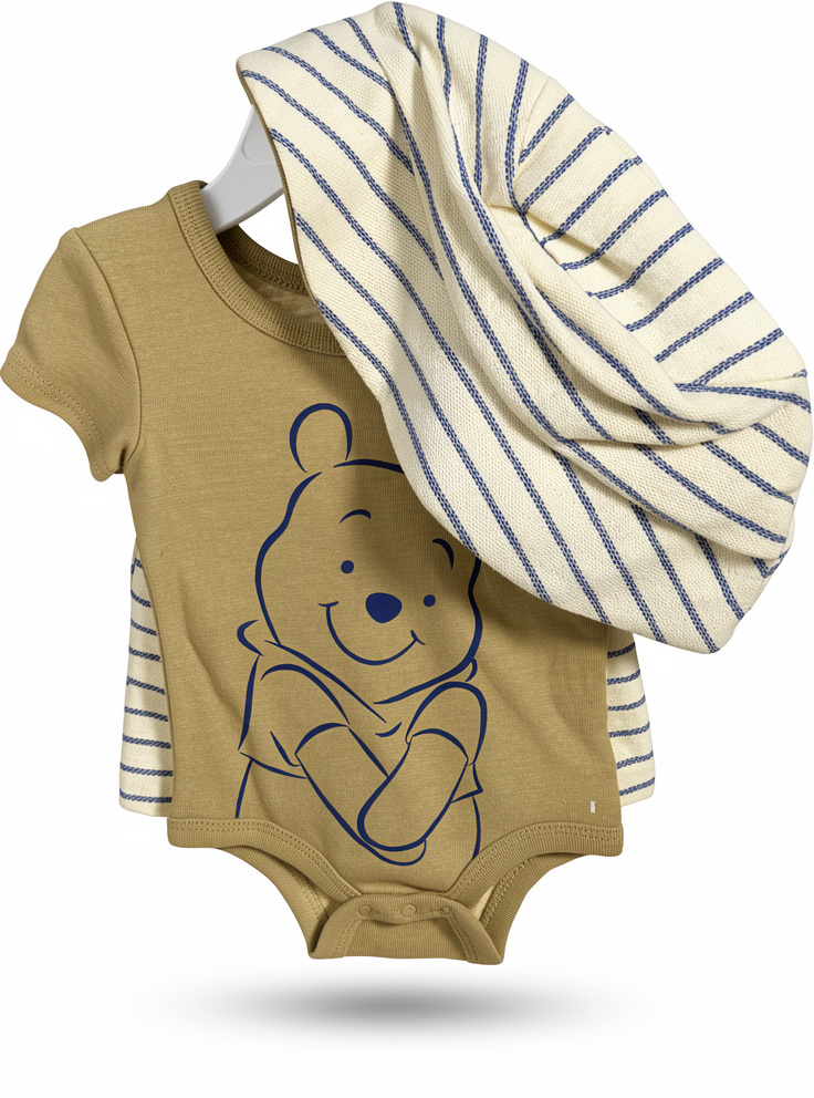 Set short,mameluco y gorro de Winnie 0-3 meses