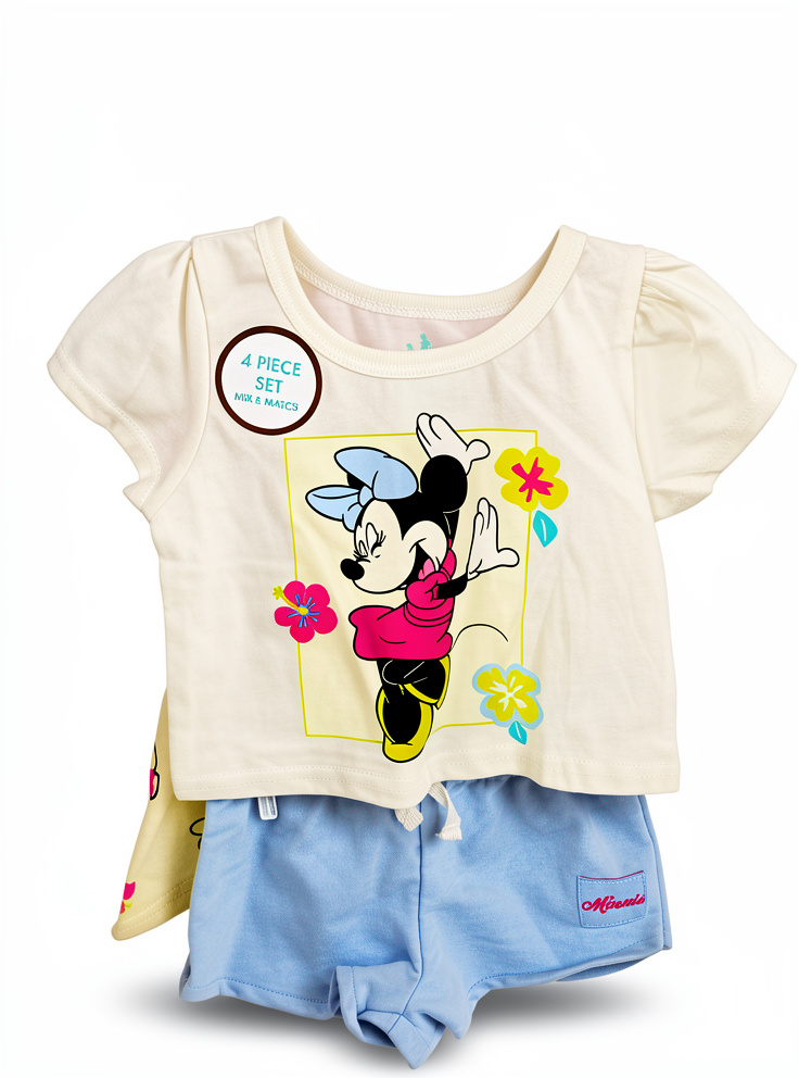 Set de 4 piezas de Minnie 12 meses