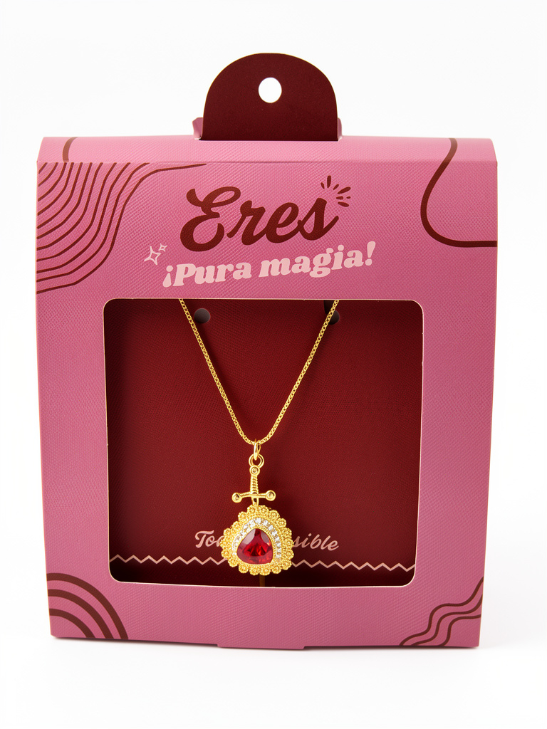 CADENA ESPADA Y CORAZON