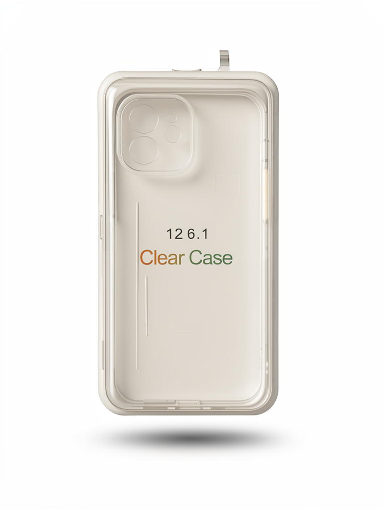 Funda Rigida Transparente con Protector de Camara