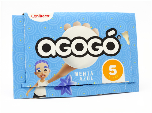 Agogo menta azul