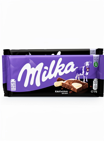 Milka blanco y negro