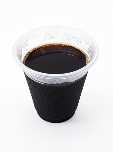 Café negro grande
