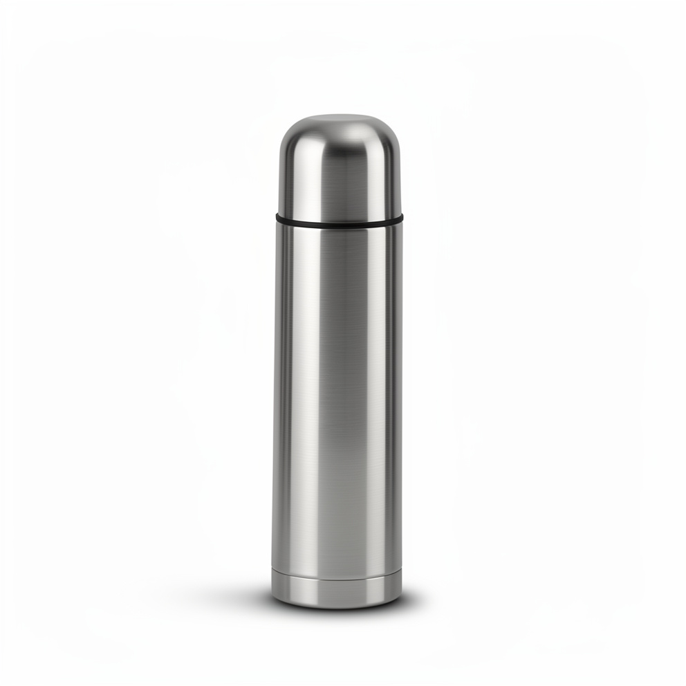 Termo Bala Acero 500cc + Funda Ecocuero