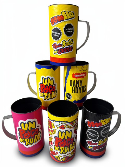 Vaso Guiro "Un Poco De Ruido" + Peine