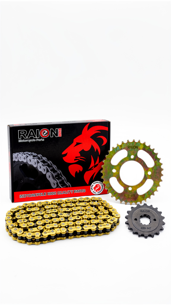 CONJUNTO TRANSMICION  SMASH 428H X 110L DORADA RAION