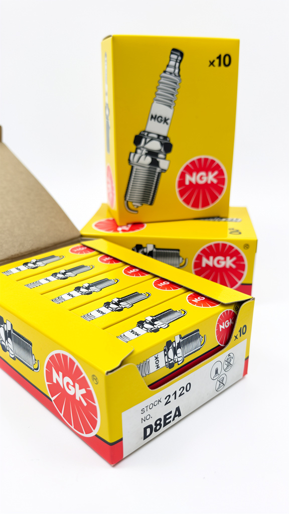 BUJÍA D8 NGK PARA 150cc x 10 UNIDADES