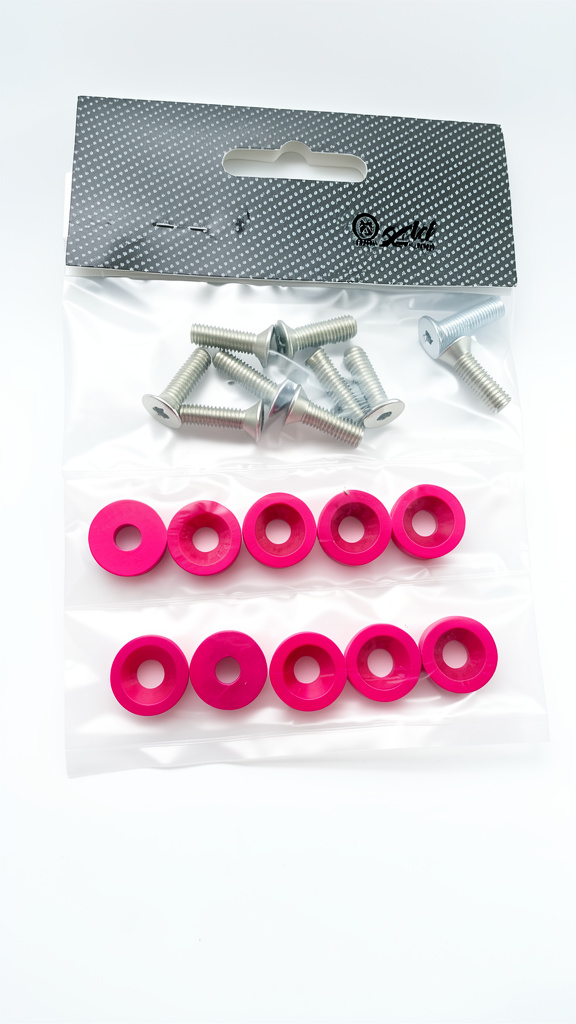 KIT ARANDELA ANODIZADA ROSADA