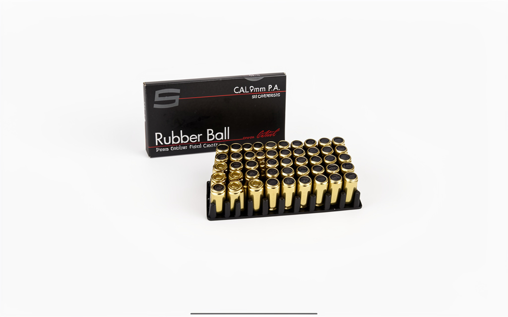 MUNICION RUBBER BALL MEDIA CAJA