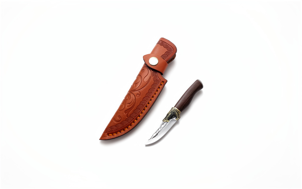 ESTUCHE PARA CUCHILLO EN CUERO