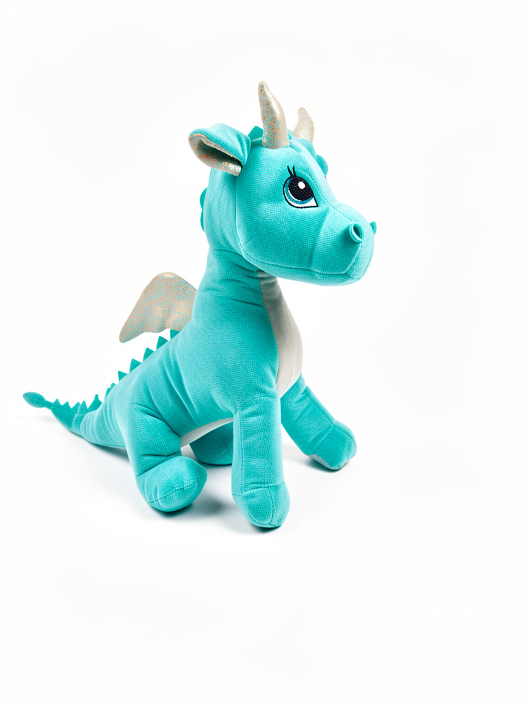 Dragon turquesa peluche