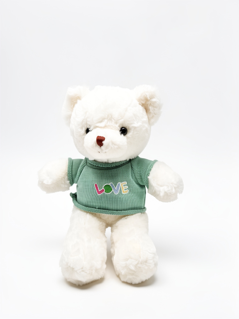 Peluche oso blanco LOVE