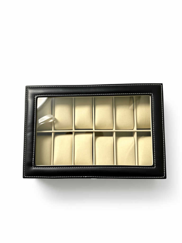 Organizador negro para relojes