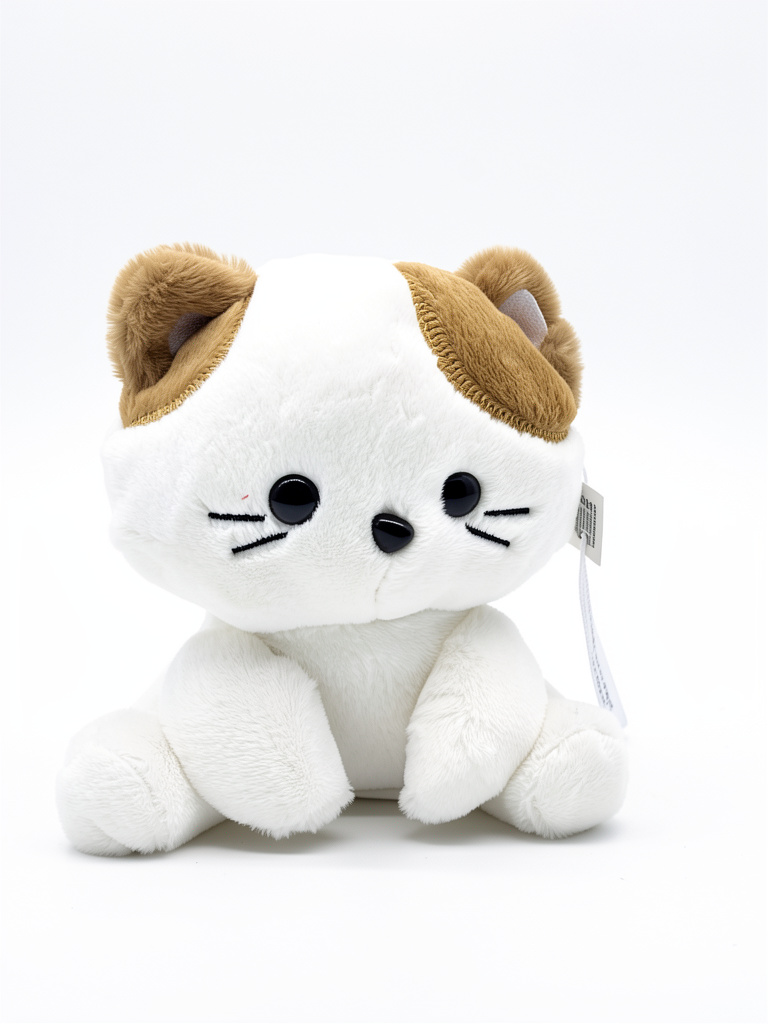 Peluche gatito blanco
