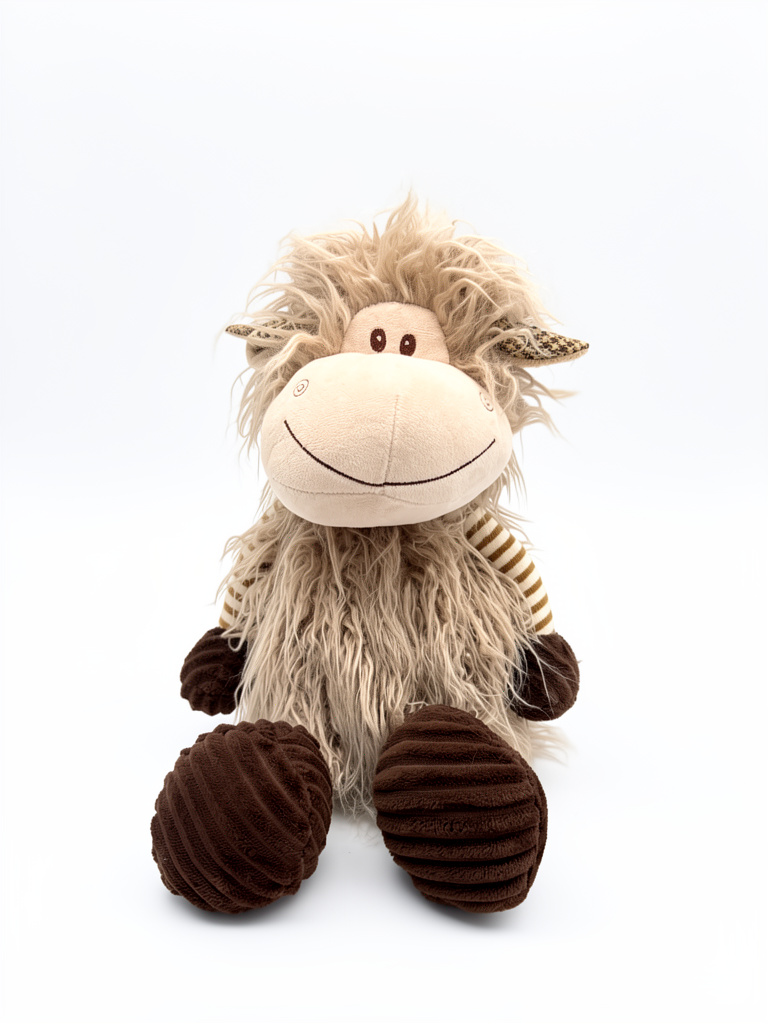 Peluche vaquita cafe