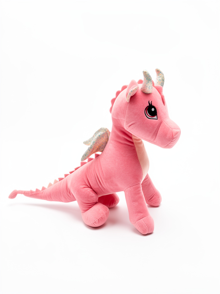 Dragon rosa unicornio