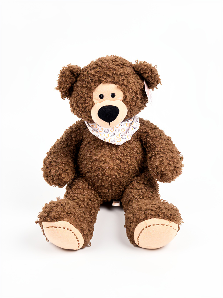 Oso cafe peluche mediano