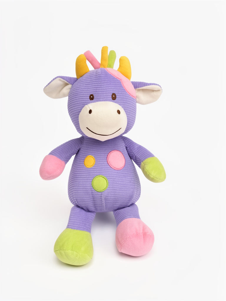 Peluche vaquita morada