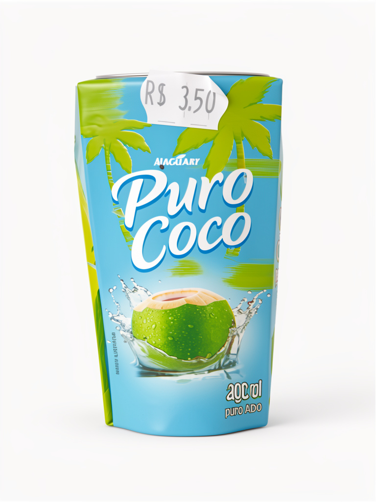 Agua coco puro coco