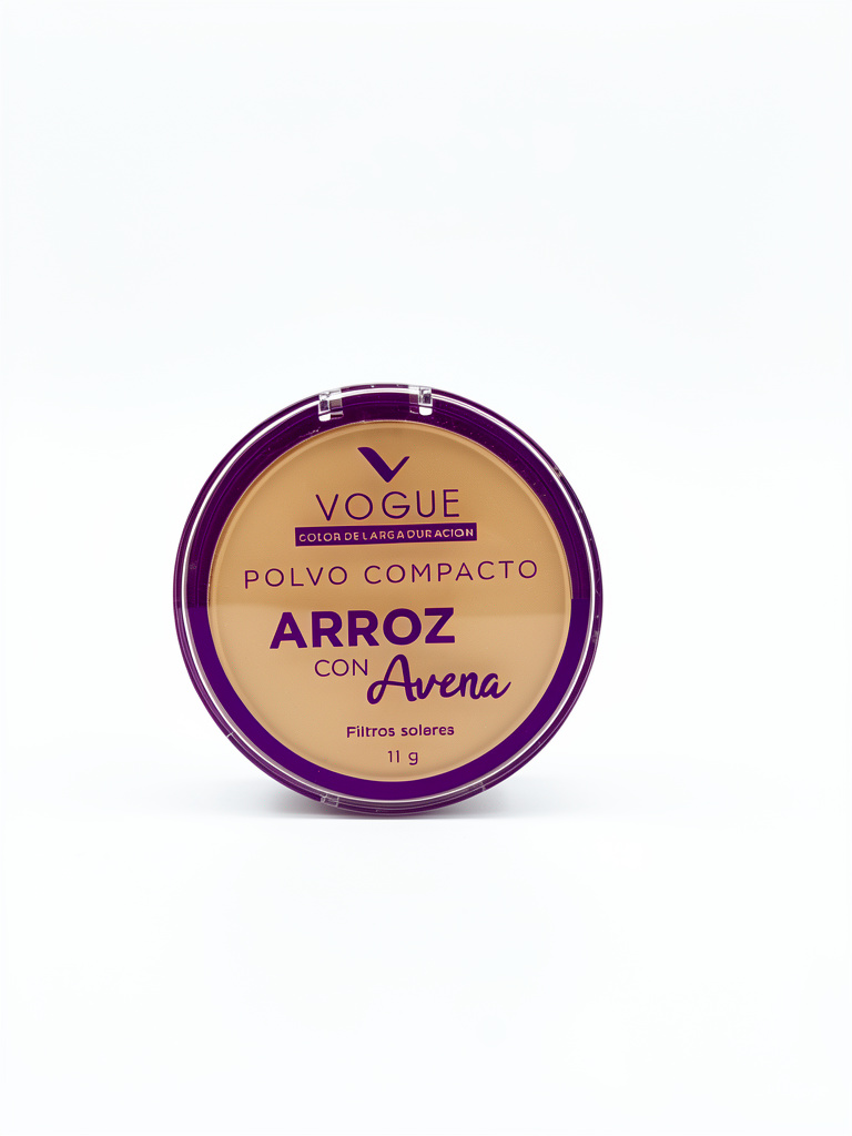 Vogue polvo compacto arroz con avena