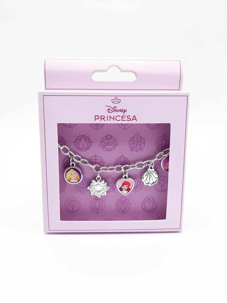 Disney Princesa pulsera plateada