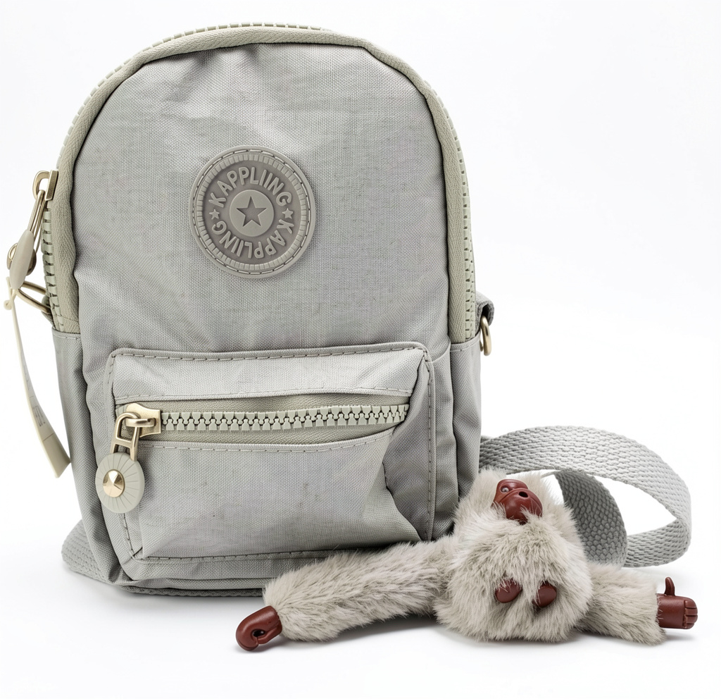 Kipling morral gris