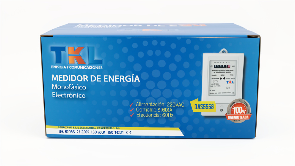 MEDIDOR DE ENERGIA MONOFASICO ELECTRONICO TKL