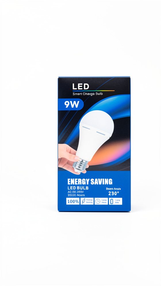 FOCO LED 9 W LUZ BLANCA  ENERGY SAVING