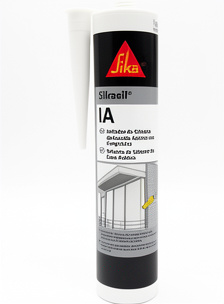 SILICONA DE CURADO ACETICO SIKASIL PARA VIDRIO BLANCO 280 ML