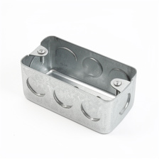 CAJA RECTANGULAR GALVANIZADA PESADA